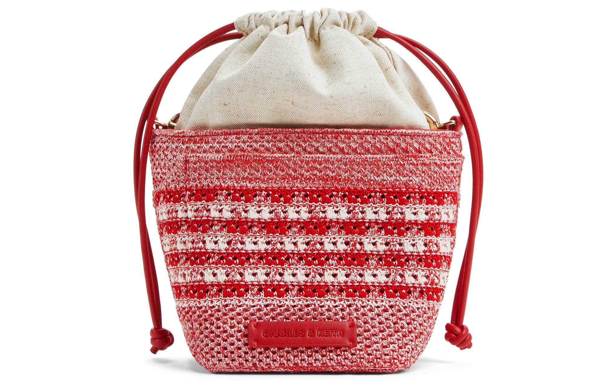 Сумка женская Charles&Keith Dopamine Weave Series Skeleton - Boxette Shop